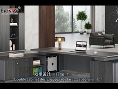 Modern L Shaped Office Desk Furniture For Director Manager CEO Boss ODM