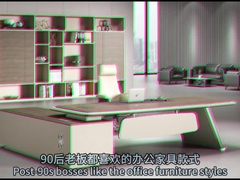 Modern Wood Conference Room Tables Chair Set Smooth Surface OEM ODM