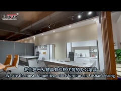 Modern Executive Computer Table , Office Furniture Writing Desk 2400x2055x750mm