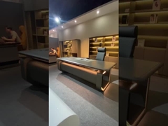 Modern L Shaped Office Desk Furniture For Director Manager CEO Boss ODM