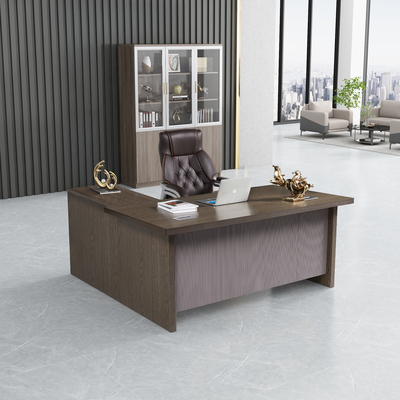 Classic Executive Office Table Extendable Modern Work Table Desk