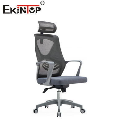 Grey Ergonomic Mesh Office Chair With PP Armrests 10 Years Warranty