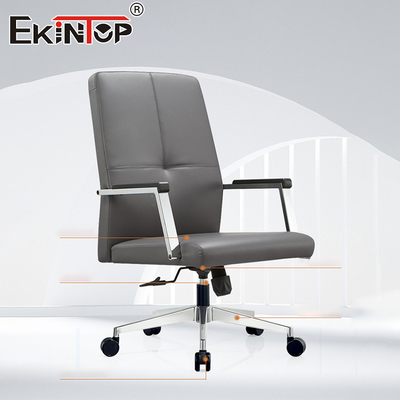 Mid Back Leather Meeting Manager Executive Ergonomic Office Chair Quality Office Chairs