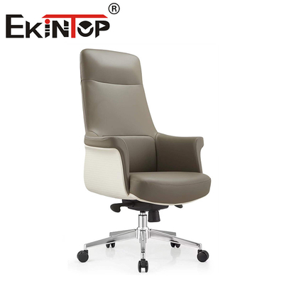 Modern Executive Office Chairs Boss Ergonomic Swivel Heavy Duty Vegan Leather Chair