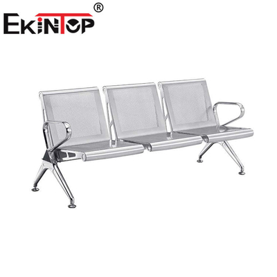 Commercial Waiting Chair 3 Seater Stainless Steel Material For Lounges ODM