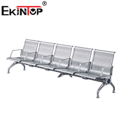 Commercial Waiting Chair 3 Seater Stainless Steel Material For Lounges ODM