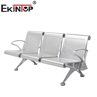 Metal 3 Seater Waiting Room Chairs , Public Waiting Bench For Office OEM