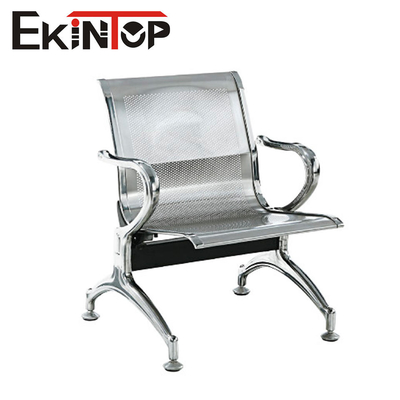 Ekintop Steel Reception Chairs Single Seater For Waiting Room Beauty Salon