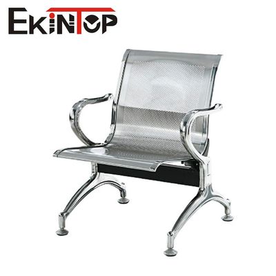 Ekintop Steel Reception Chairs Single Seater For Waiting Room Beauty Salon