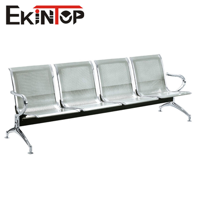 OEM ODM Waiting Chair Bench With Armrest Cold Roll Steel Material