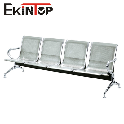 OEM ODM Waiting Chair Bench With Armrest Cold Roll Steel Material