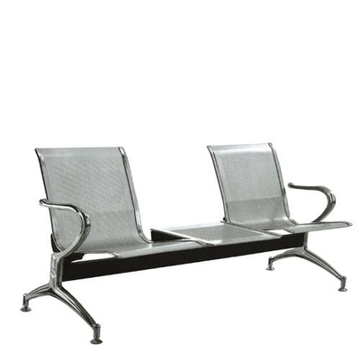 2 Seat Waiting Chair Steel Synthetic Leather Material For Hospital OEM ODM