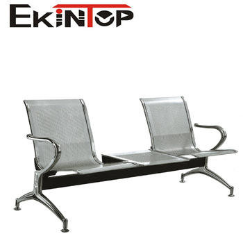 2 Seat Waiting Chair Steel Synthetic Leather Material For Hospital OEM ODM