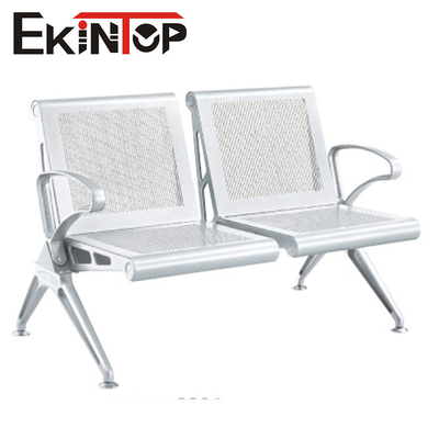 2 Seat Waiting Chair Steel Synthetic Leather Material For Hospital OEM ODM