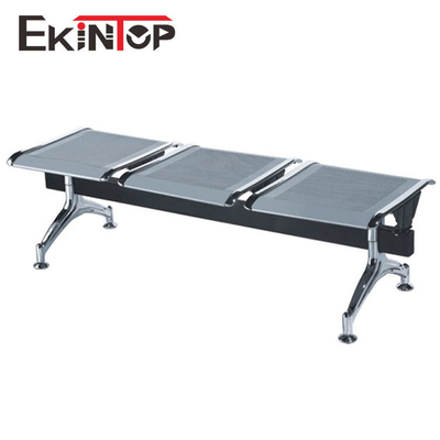 Airport Hospital Waiting Chair 3 Seater Stainless Steel Iron Material