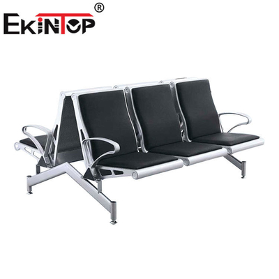 Stainless Steel Waiting Chair 2 Seater Comfortable CE ISO Certificate