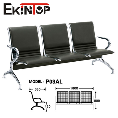 Modern Durable Steel Chair For Waiting Room Hospital 3 Seater ODM