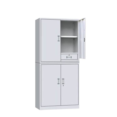 Odorless 2 Door Filing Cabinet , Steel Office Cabinet For Ski Gym Workshop