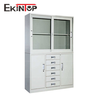Modern Waterproof Metal Office Storage Cabinets Scratch Resistant OEM