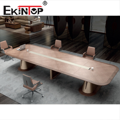 Wood Commercial Conference Table For Office Room 4800×1600×750mm