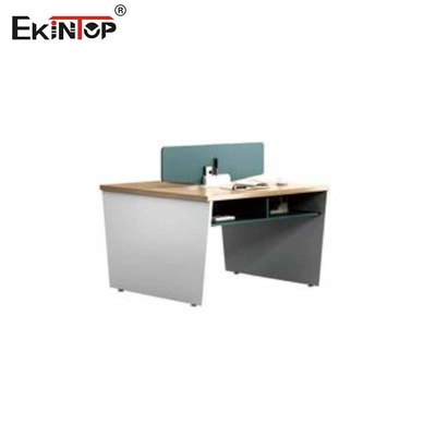 Ekintop Modern Cubicle Workstation 2 Color Seamless Stitching For Office