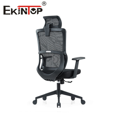 OEM ODM High Back Ergonomic Chair , Black Mesh Chair With Fixed Armrest