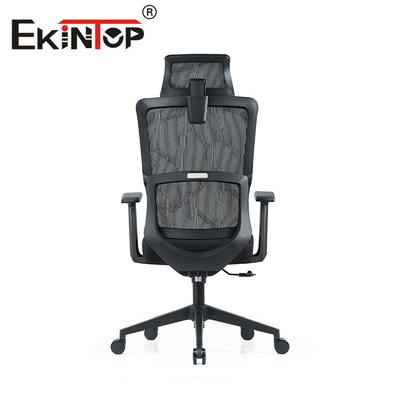 OEM ODM High Back Ergonomic Chair , Black Mesh Chair With Fixed Armrest