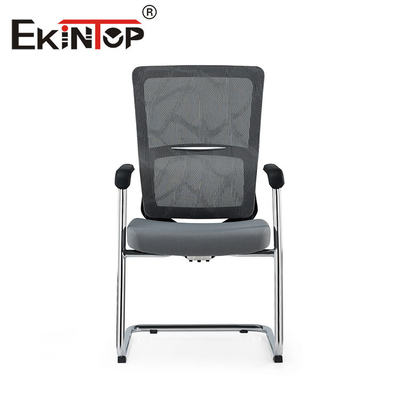 ODM OEM Conference Mesh Chair Genuine Leather Material For Officeworks