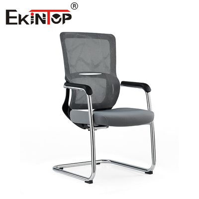 ODM OEM Conference Mesh Chair Genuine Leather Material For Officeworks