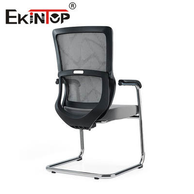 ODM OEM Conference Mesh Chair Genuine Leather Material For Officeworks