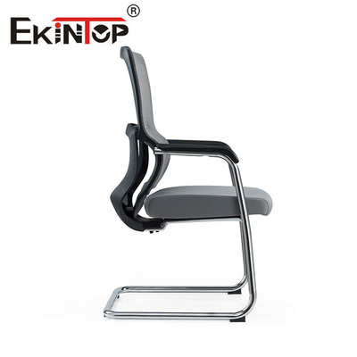 ODM OEM Conference Mesh Chair Genuine Leather Material For Officeworks