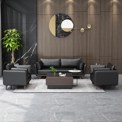 Nordic Modern Office Sofa Convertible Extendable Modular Lambswool Material