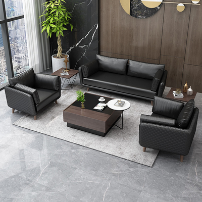 Nordic Modern Office Sofa Convertible Extendable Modular Lambswool Material
