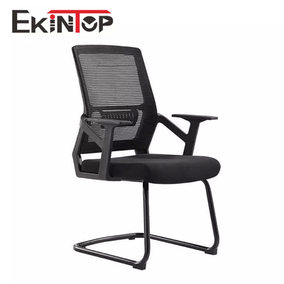 Aluminum Mesh Folding Office Chair , Bank Visitors Chairs With Armrest OEM ODM