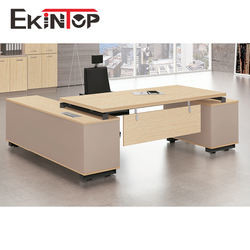 Executive Wooden Melamine Board Table For Home Office CEO Boss
