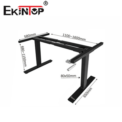 Modern Ergonomic Electric Height Adjustable Desk Metal Material For Officeworks
