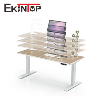 Motorized Office Ergonomic Table , Office Desk Adjustable Height Multipurpose