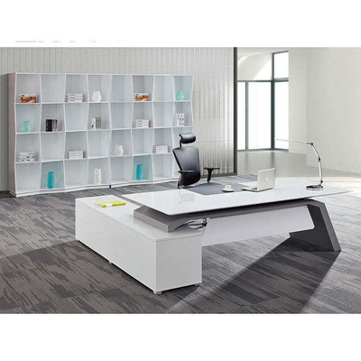 Ekintop Executive Modern Style Desk For CEO Boss Study Work Office