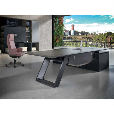 MDF Painting Wooden Modern Style Desk For Executive Manager SGS Certified