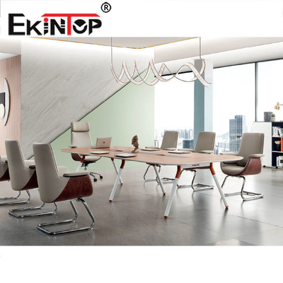 Long Rectangle Conference Table Eco Friendly Material For Meeting OEM ODM