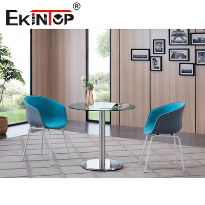 Modern Office Conference Table Glass Desktop For Meeting Training
