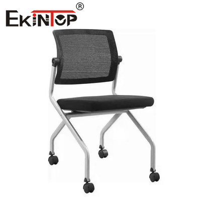 School Office Training Chairs With Writing Tablet Leather Bentwood Material OEM ODM