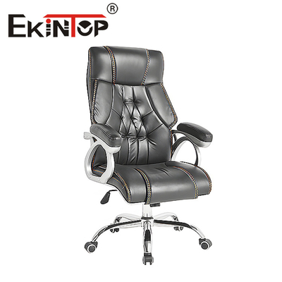 Swivel Leather Ergonomic Executive Office Chair Gas lift Seat For Office Furniture