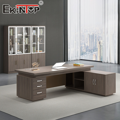 Commercial Manger CEO L Shape Office Desk Durable Long Lasting ergonomic