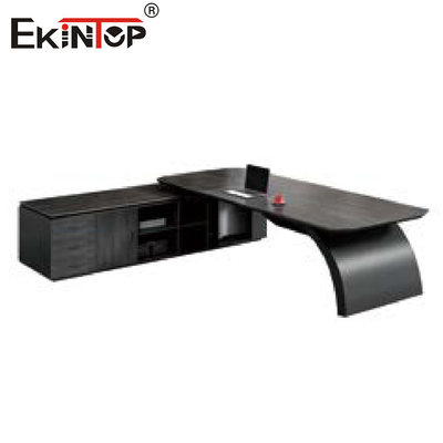 L Shaped Office Desk And File Cabinet Set Modern Style For Office Furniture