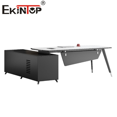 Office Furniture Modern Style Desk Contoured Seat L Shaped Executive Office Desk