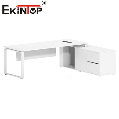 Modern Wood Top Executive Office Furniture Extendable Computer Office Desk