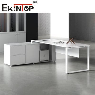Modern Wood Top Executive Office Furniture Extendable Computer Office Desk