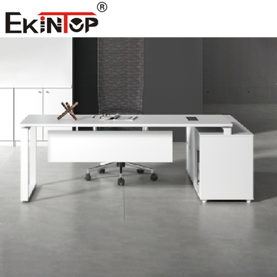 Modern Wood Top Executive Office Furniture Extendable Computer Office Desk