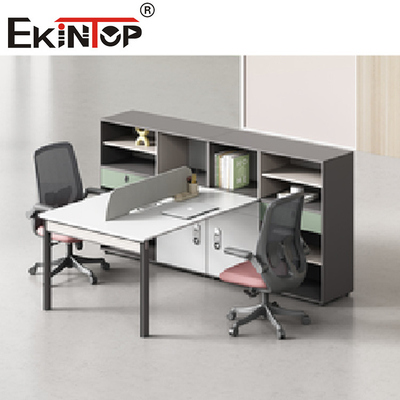 Demountable Cubicles Office Workstation Partition Writing Computer Table For 2-8 Person